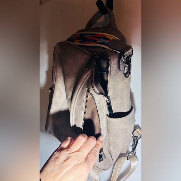 New Fadeon Backpack Faux Leather Boho Tribal Guitar Strap main image 4
